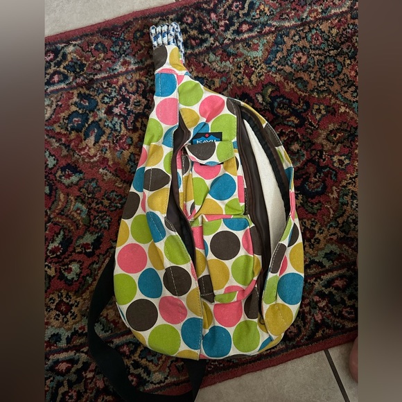 Kavu Bags Nwot Polka Dot Print Kavu Cross Body Back Pack Bag Poshmark